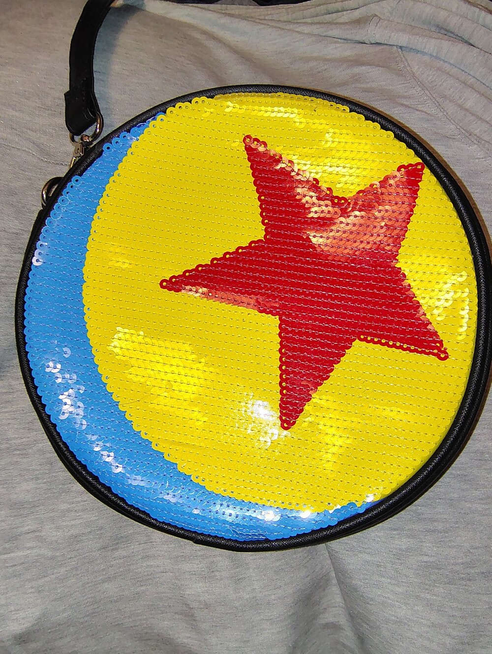 Loungefly Disney Parks Crossbody Purse Yellow Red Blue